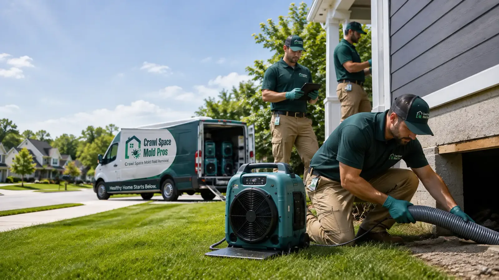 Crawl Space Mold Removal in Martinez, CA